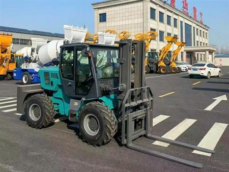 XE NÂNG ĐỊA HÌNH 3.5 TẤN - KẾT HỢP XÚC LẬT